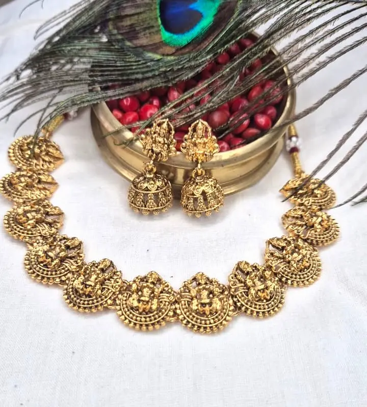 Spiritual Splendor set | ethnic set | gold plated