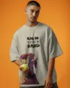 KAL SE SUTTA BAND | PRINTED | OVERSIZED | T SHIRT |