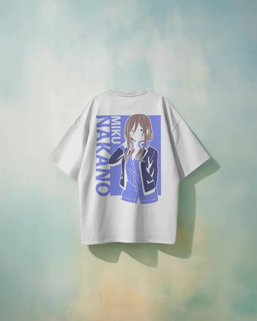 MIKU NAKANO | Oversized T-shirt | ANIME|