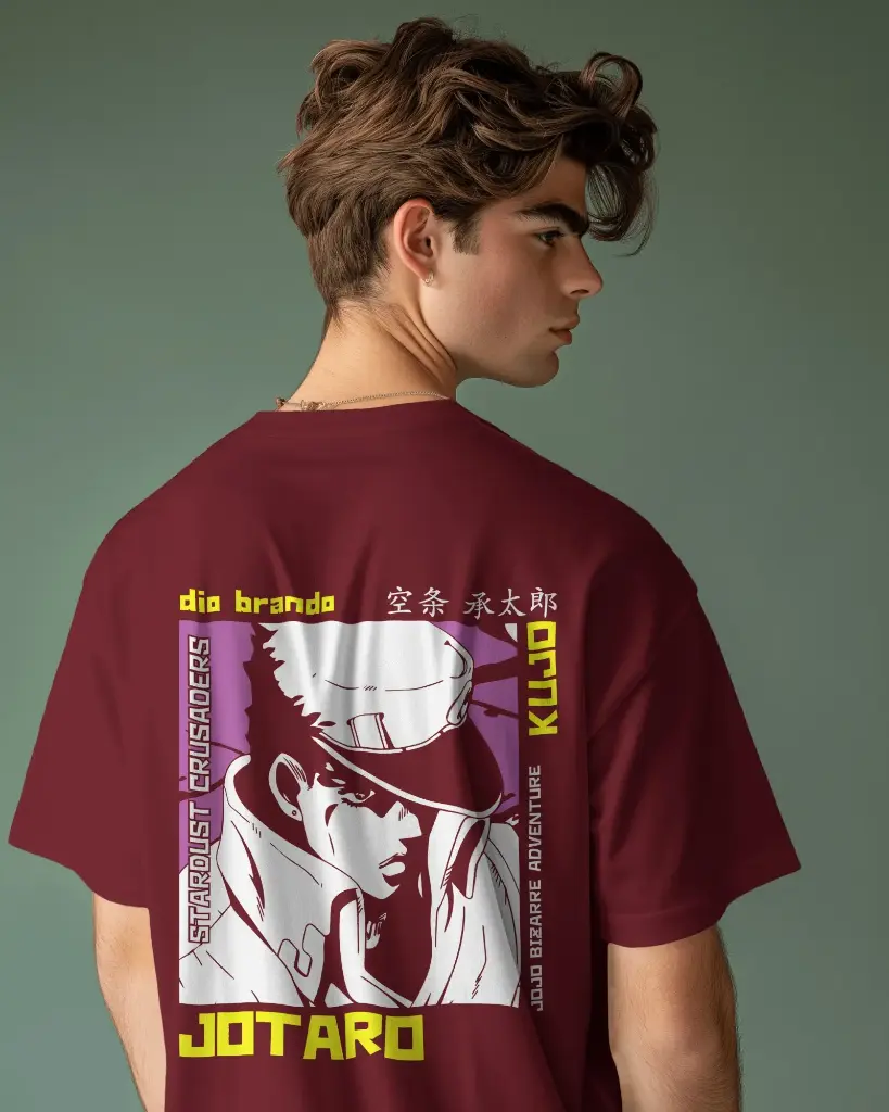 Jotaro Kujo from JOJO'S Bizarre Adventure  | Oversized T-shirt | ANIME | UNISEX