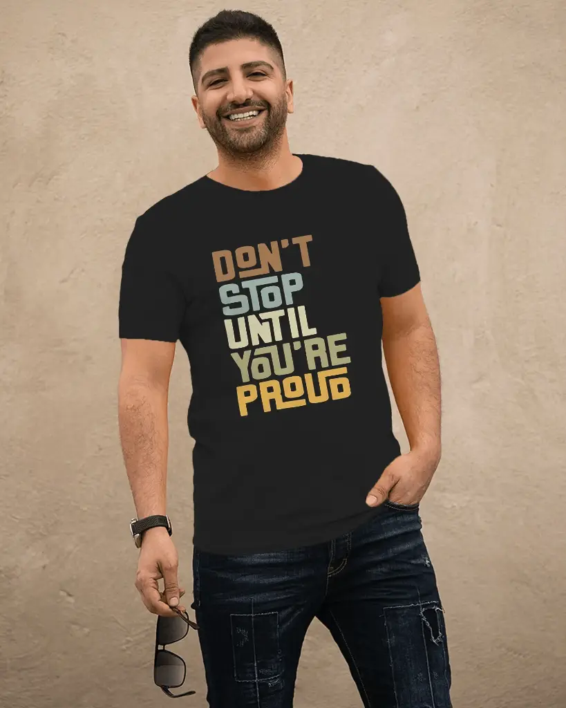 fabric font custom | Round neck | Regular fit