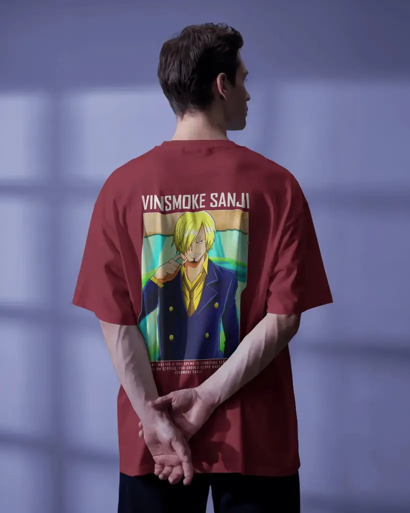 Vinsmoke sanji from one piece | Oversized T-shirt | ANIME | UNISEX