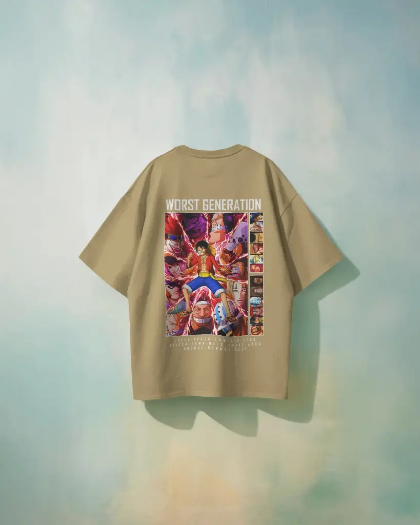 Worst Generation Luffy Epic | Oversized T-shirt | ANIME | UNISEX