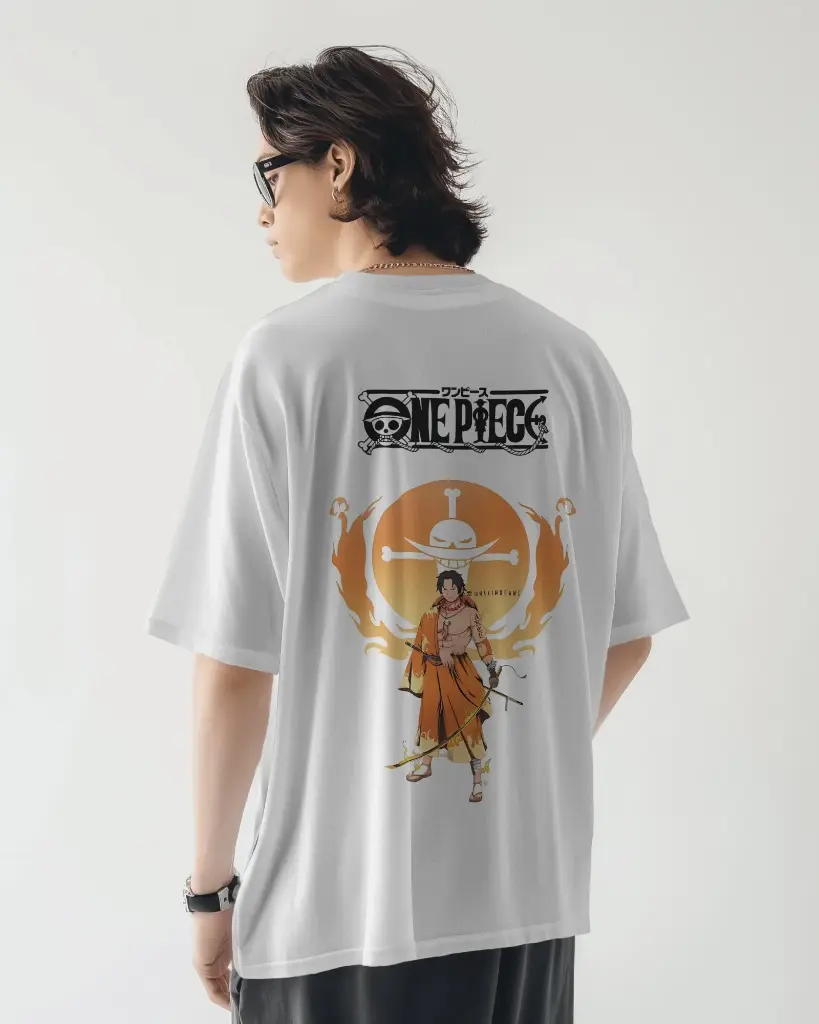 Portagas D ACE (Fire Fist Ace ) ONE PIECE Anime | Streetwear oversized t-shirt | Unisex