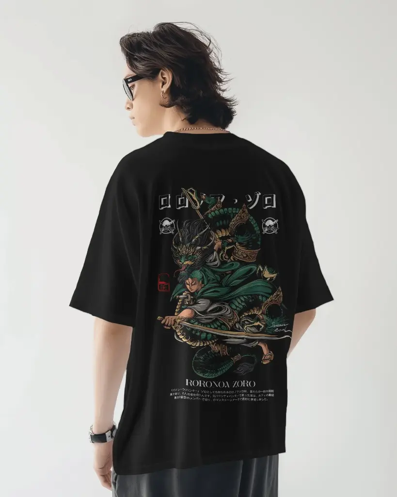 RORONOA ZORO ONE PIECE Anime | Streetwear oversized t-shirt | Unisex