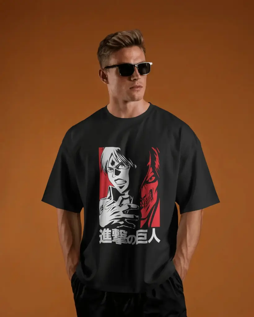 ATTACK ON TITAN | Oversized T-shirt | ANIME | UNISEX