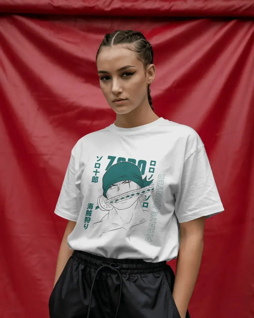 ZORO FROM PIRATE HUNTER | Oversized T-shirt | ANIME | UNISEX