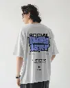 Social Introvert Printed | Oversized T-shirt | Unisex