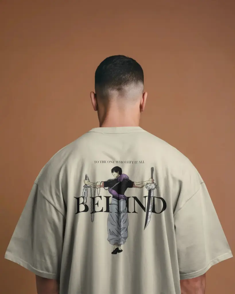 JUJUTSU | BEHIND | ANIME | PRINTED | T SHIRT |