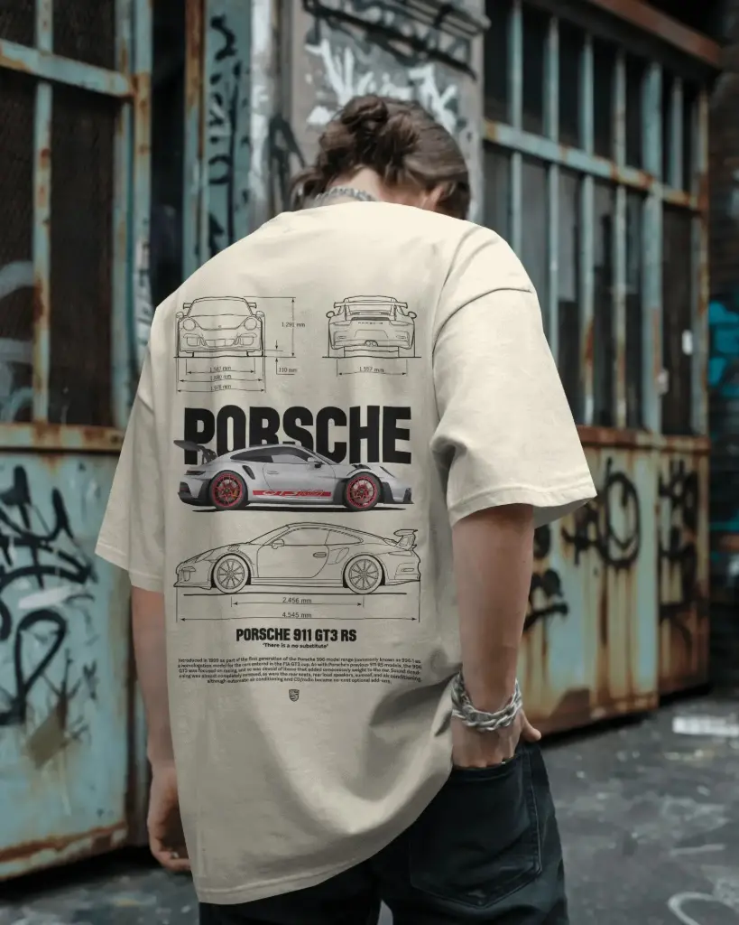 PORCHE | PRINTED | T SHIRT | CARS