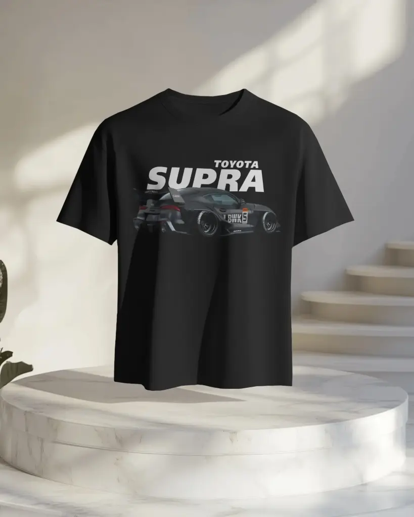 TOYOTA SUPRA | PRINTED | T SHIRT | CARS |