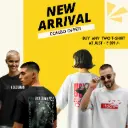 Levi Ackerman & Itachi , | Oversize  t-shirt | Anime combo | Unisex | At 899/-