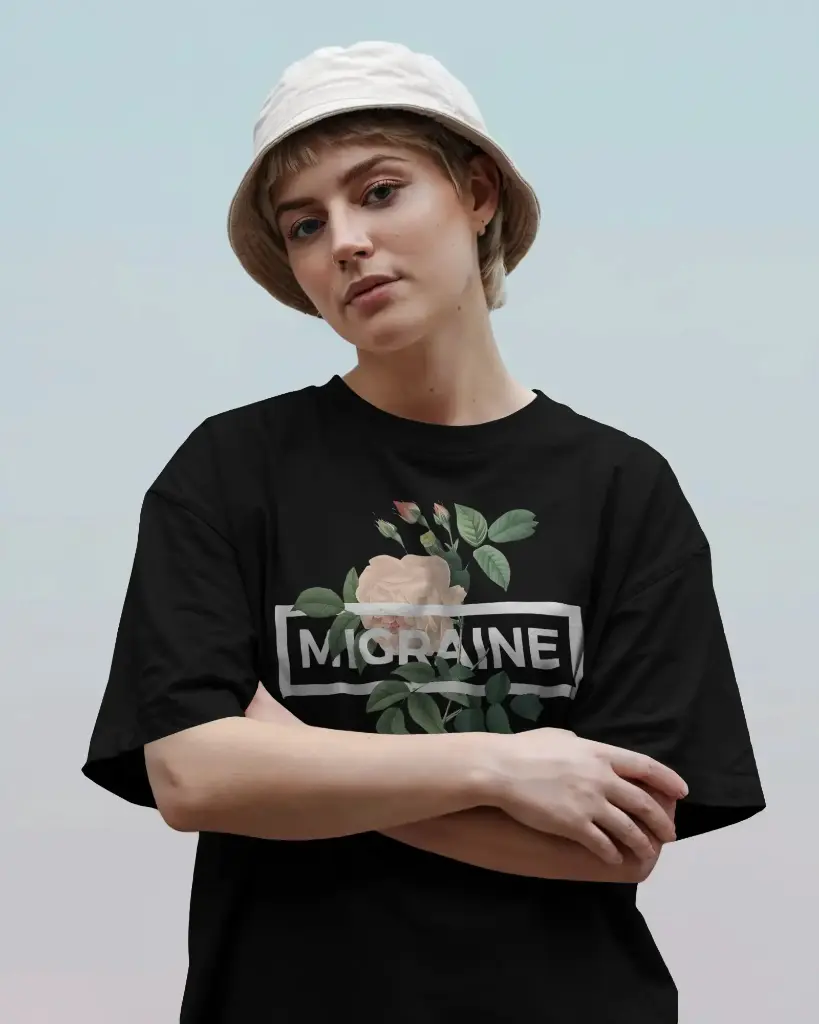 MIGRAINE CONOPS | Oversized T-shirt | Womens