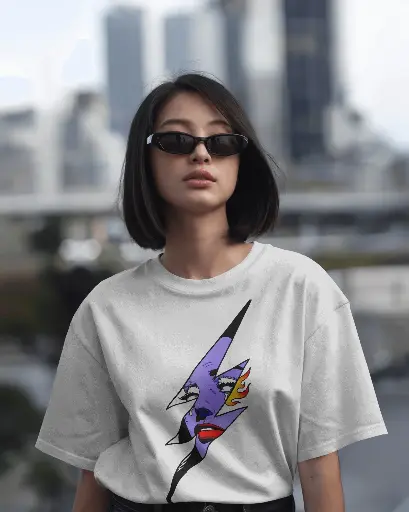 LIGHTNING CIESZ  | oversized T-shirt | Womens