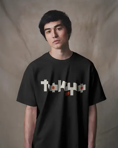 [0067] TOKYO Japanese Font | Oversized T-shirt | Unisex