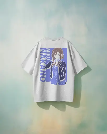 [A002] MIKU NAKANO | Oversized T-shirt | ANIME|