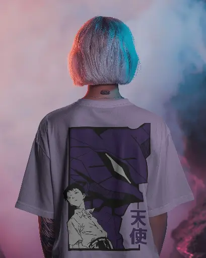 [A007] Neon Genesis Evangelion | Oversized T-shirt | ANIME | UNISEX
