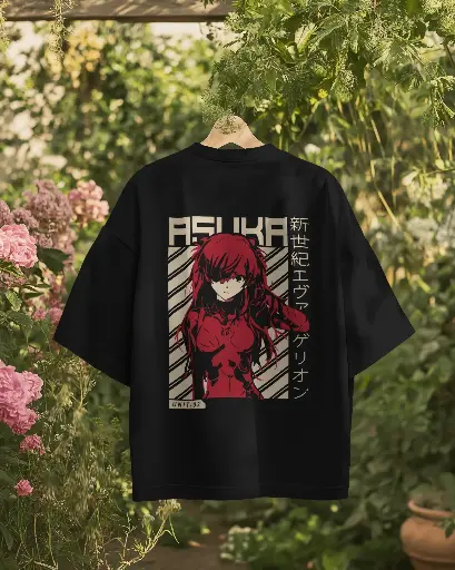 [A0018] Asuka Langley | Oversized T-shirt | ANIME | UNISEX