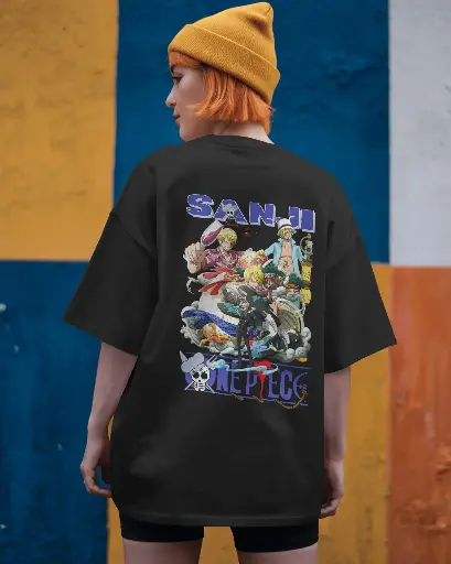 [A0023] Vinsmoke Sanji from One Piece  | Oversized T-shirt | ANIME | UNISEX