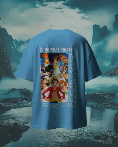 [A0027] STRAWHAT PIRATES FROM ONE PIECE  | Oversized T-shirt | ANIME | UNISEX