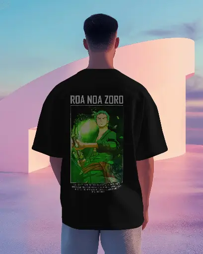 [A0031] ROA NOA ZORO | Oversized T-shirt | ANIME | UNISEX