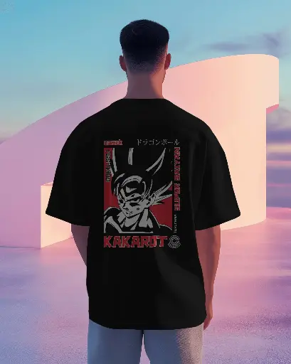 [A0037] KAKAROT , GOKU SSJ | Oversized T-shirt | ANIME | MENS
