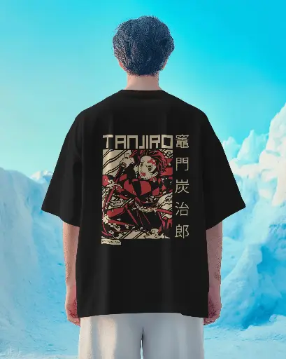 [A0039] TANJIRO | Oversized T-shirt | ANIME | MENS