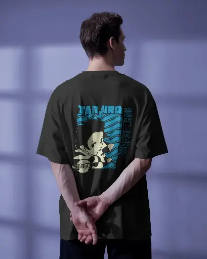 [A0043]  TANJIRO Anime | Oversized T-shirt | ANIME | MENS