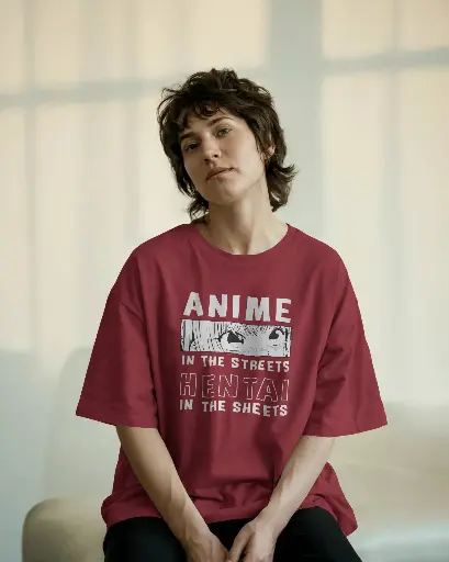 [A0047] HENTAI Anime | Oversized T-shirt | ANIME | WOMENS