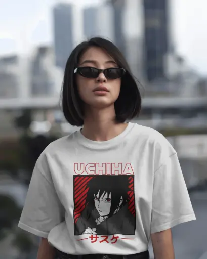 [A0059] Uchiha | Oversized T-shirt | ANIME | UNISEX