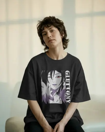 [A0095] GLUTONY FROM THE SEVEN DEADLY SINS | Oversized T-shirt | ANIME | UNISEX