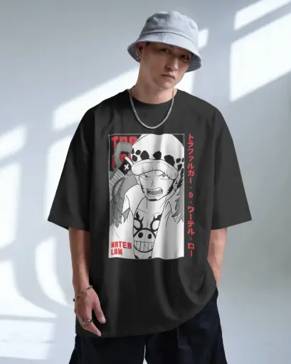 [A0090] WATER LAW FROM ONE PIECE | Oversized T-shirt | ANIME | UNISEX