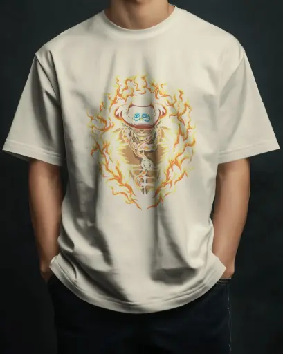 [A0088] ICE FROM ONE PIECE | Oversized T-shirt | ANIME | UNISEX