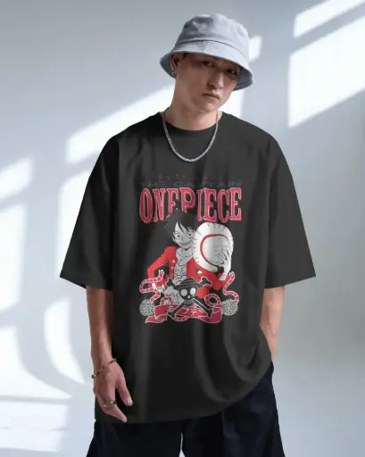 [A0086] LUFFY FROM ONE PIECE | Oversized T-shirt | ANIME | UNISEX
