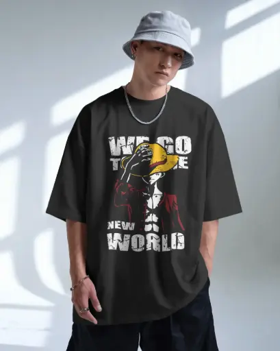 [A0083] LUFFY ONE PIECE | Oversized T-shirt | ANIME | UNISEX