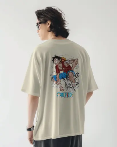 [A0080] ONE PIECE LUFFY | Oversized T-shirt | ANIME | UNISEX