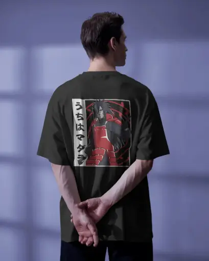 [A0073] MADARA NARUTO | Oversized T-shirt | ANIME | UNISEX