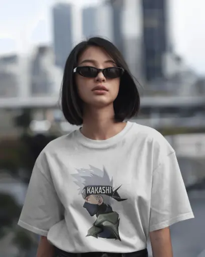 [A0067] KAKASHI | Oversized T-shirt | ANIME | UNISEX