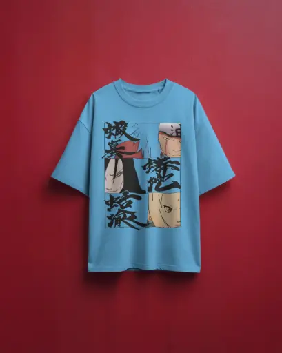 [A0066] NARUTO | Oversized T-shirt | ANIME | UNISEX