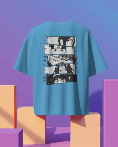 [A0064] NARUTO | Oversized T-shirt | ANIME | UNISEX