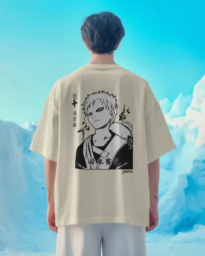 [A0063] GARA NARUTO | Oversized T-shirt | ANIME | UNISEX