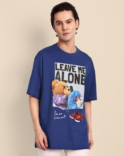 Graphic Print Crew-Neck T-Shirt | premium cotton