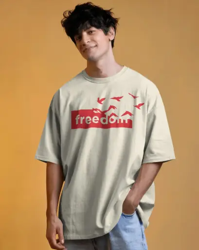 [S004] FREEDOM | PRINTED | T SHIRT | UNISEX