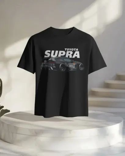 [C002] TOYOTA SUPRA | PRINTED | T SHIRT | CARS |