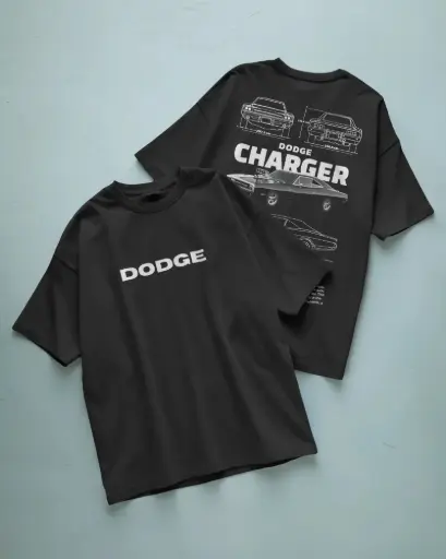 [C004] DODGE | PRINTED | T SHIRT | CARS