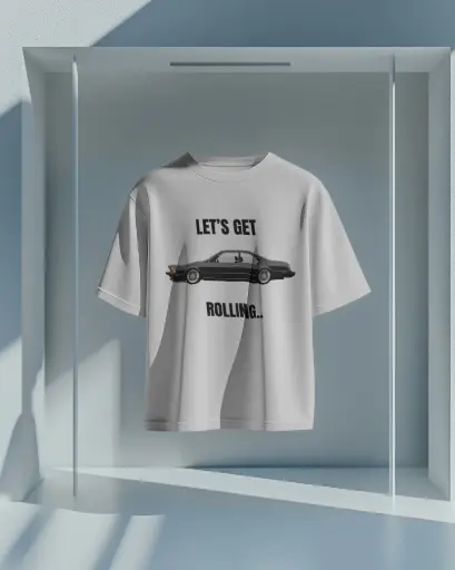 [C0010] LETS GET ROLLING CAR | PRINTRED | T SHIRT | CARS