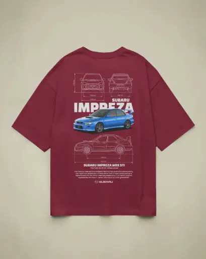 [C0013] SUBARU IMPREZA CAR | PRINTED | TSHIRT