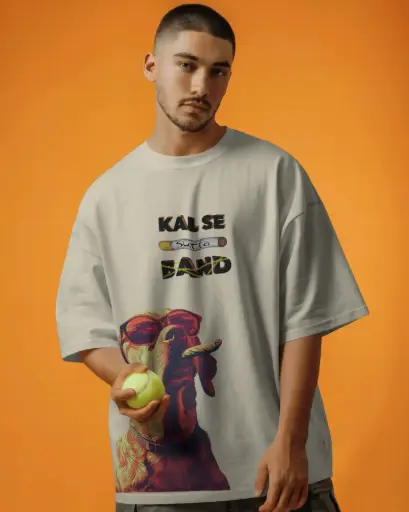 KAL SE SUTTA BAND | PRINTED | OVERSIZED | T SHIRT |