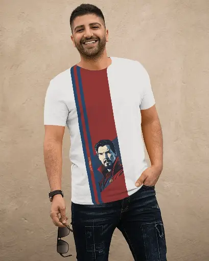 [0020/] DOCTOR STRANGE PRINTED| Round neck | Regular fit
