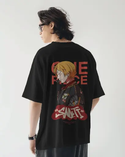 [002/] SANJI ONE PIECE Anime | Streetwear oversized t-shirt | Unisex